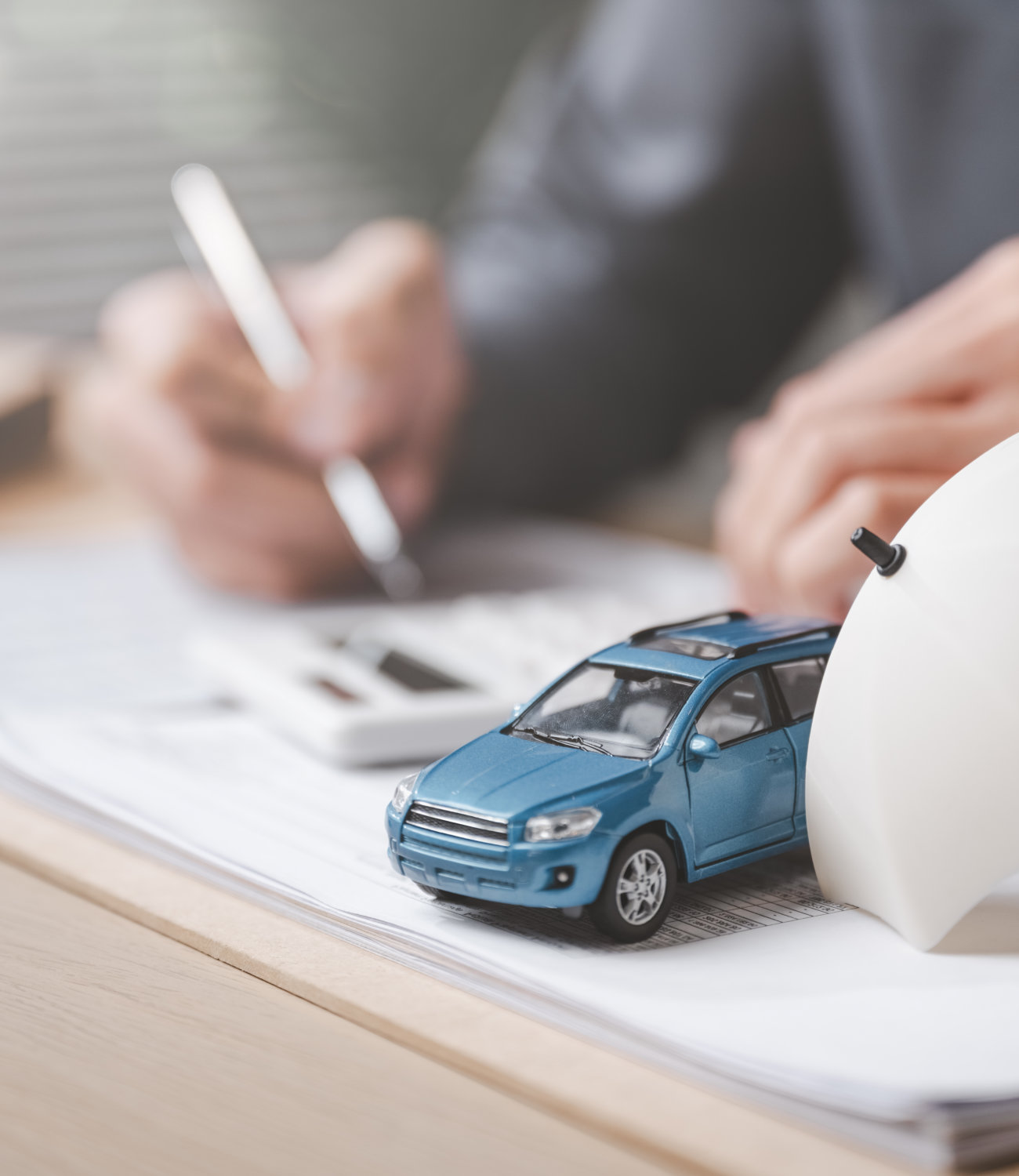 person holding a pen