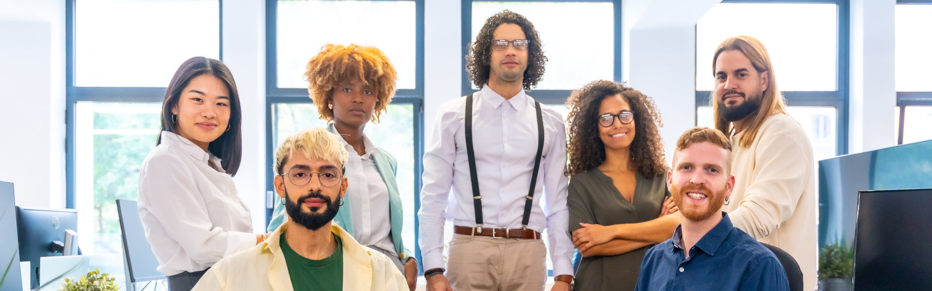 group of people smiling